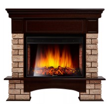 Каминокомплект Форте Вуд 27 сланец (портал Forte Wood 25 + очаг Electrolux EFP/P - 2720LS)
