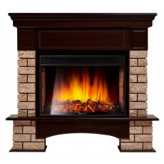Каминокомплект Форте Вуд 27 сланец (портал Forte Wood 25 + очаг Electrolux EFP/P - 2720LS)