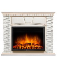 Каминокомплект Порто 25 беленый дуб (портал Porto 25 + очаг Electrolux 2520)