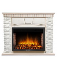 Каминокомплект Порто 30 беленый дуб (портал Porto 30 + очаг Electrolux EFP/P-3020LS)