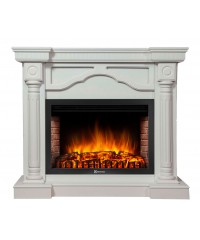 Каминокомплект Рим беленый дуб (портал Rome 30 + очаг Electrolux EFP/P - 3020LS)