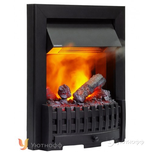 Электроочаг Danville Black с живым огнем Электроочаг Danville Black с живым огнем