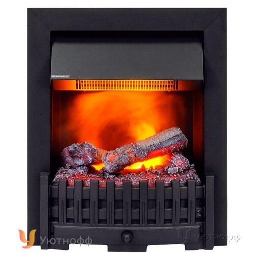 Электроочаг Danville Black с живым огнем Электроочаг Danville Black с живым огнем