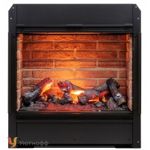 Электрокамин Dimplex Engine 56-600 BB (очаг Энджин 600) с кирпичной кладкой