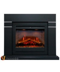 Каминокомплект Линдос 26 (портал Lindos Black + очаг Dimplex Symphony 26 DF 2608)
