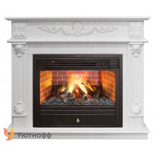 Каминокомплект Филадельфия 3Д (портал RealFlame Philadelphia WT + очаг 3D Novara 26)