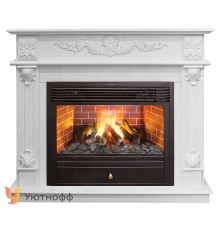 Каминокомплект Филадельфия 3Д (портал RealFlame Philadelphia WT + очаг 3D Novara 26)