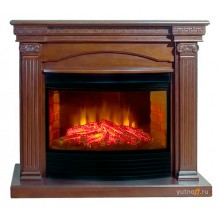 Каминокомплект InterFlame Афина 25 темная (портал Afina 25 + очаг Panoramic 25 LED FX)
