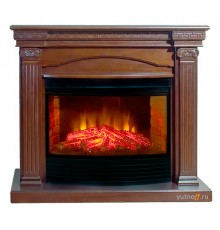 Каминокомплект InterFlame Афина 25 темная (портал Afina 25 + очаг Panoramic 25 LED FX)