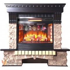 Каминокомплект Экстер Прованс (портал Exter Provence + очаг Panoramic 25 LED FX)