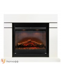 Каминокомплект Линдос 26 (портал Lindos White + очаг Dimplex Symphony 26 DF 2608)