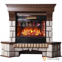 Каминокомплект угловой Экстер 25 (портал Exter Corner + очаг Panoramic 25 LED FX)