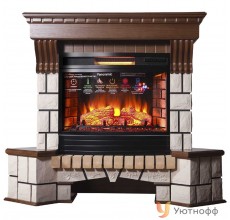 Каминокомплект угловой Экстер 25 (портал Exter Corner + очаг Panoramic 25 LED FX)