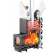 Печь для бани Этна Стандарт 24 (ДТ-4С) чугун с закрытой каменкой