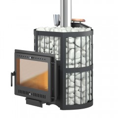 Банная печь ЭТНА Стандарт 24 (Панорама) М