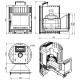 Печь для бани Этна Стандарт 24 (Панорама М) чугун с закрытой каменкой