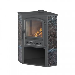 Камин ЭТНА угловой (БКД) амфиболит Ø 115мм