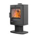 Печь-камин Эверест B7 чугун на ножке