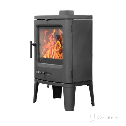 Печь-камин Эверест B7K чугун