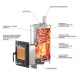 Печь для бани Эверест Steam Master 24 Inox (210M) б/в из нержавеющей стали