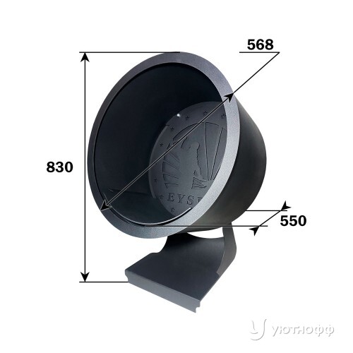 Дровница EYSEN Starwood 800 черная Дровница EYSEN Starwood 800 черная