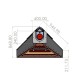 Дровяная печь Giza 10 кВт сталь