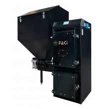 Угольный котел FACI 27 BASE BLACK (котел Фачи базовый черный 27 кВт)
