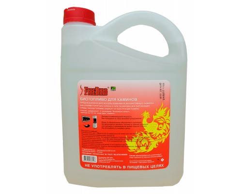 Биоэтанол FireBird-ECO с вытягивающейся горловиной (4,9 литра)