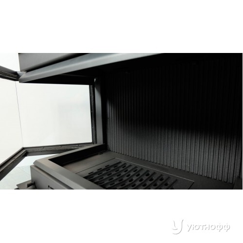 Каминная топка Firebird Emir трехстороннее стекло с шибером