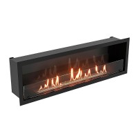 Биокамин Firelight BFP/P-1015 XS со стеклом (встраиваемый биоочаг)