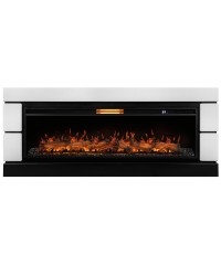 Каминокомплект Модерно 60 белый (портал Moderno 60 + очаг Aurora RTFP/P-AR60LS)