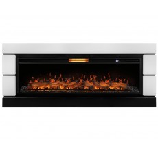 Каминокомплект Модерно 60 белый (портал Moderno 60 + очаг Aurora RTFP/P-AR60LS)