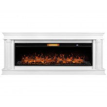 Каминокомплект Олимпия 60 белый (портал Olympia 60 + очаг Aurora RTFP/P-AR60LS)