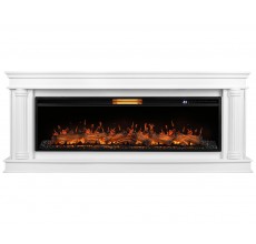Каминокомплект Олимпия 60 белый (портал Olympia 60 + очаг Aurora RTFP/P-AR60LS)