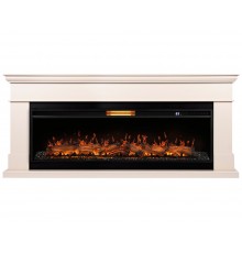 Каминокомплект Калифорния 60 молочный (портал California 60 IV + очаг Aurora RTFP/P-AR60LS)