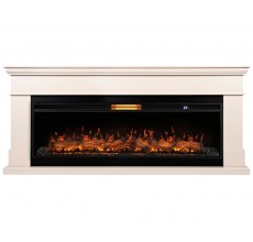 Каминокомплект Калифорния 60 молочный (портал California 60 IV + очаг Aurora RTFP/P-AR60LS)