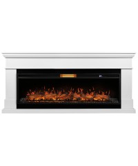Каминокомплект Калифорния 60 белый (портал California 60 W + очаг Aurora RTFP/P-AR60LS)