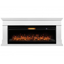 Каминокомплект Калифорния 60 белый (портал California 60 W + очаг Aurora RTFP/P-AR60LS)