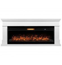 Каминокомплект Калифорния 60 белый (портал California 60 W + очаг Aurora RTFP/P-AR60LS)