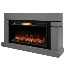 Каминокомплект Линдос 36/42 светло-серый (портал Lindos + очаг Electrolux 3620/4220)