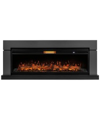 Каминокомплект Линдос 40 графит (портал Lindos 40 + очаг Aurora RTFP/P-AR40LS)