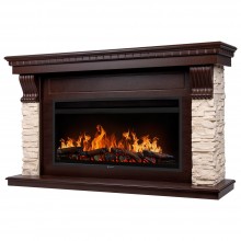 Каминокомплект Мичиган 36/42 темный дуб (портал Michigan + очаг Electrolux 3620/4220)