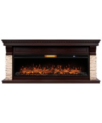 Каминокомплект Мичиган темный дуб (портал Michigan 60 + очаг Aurora RTFP/P-AR60LS)