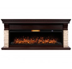 Каминокомплект Мичиган темный дуб (портал Michigan 60 + очаг Aurora RTFP/P-AR60LS)