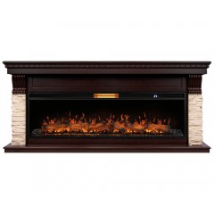 Каминокомплект Мичиган темный дуб (портал Michigan 60 + очаг Aurora RTFP/P-AR60LS)
