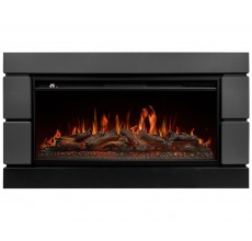 Каминокомплект Модерно 40 графит (портал Moderno 40 + очаг Aurora RTFP/P-AR40LS)