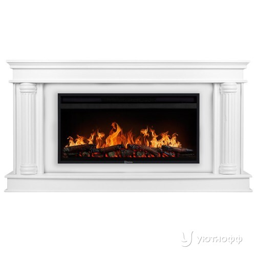 Электрокамин Олимпия 36 белый с очагом Electrolux EFP/P-3620LS или EFP/P-4220LS Электрокамин Олимпия 36 белый с очагом Electrolux EFP/P-3620LS или EFP/P-4220LS