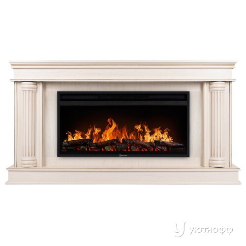 Электрокамин Олимпия 36 слоновая кость с очагом Electrolux EFP/P-3620LS или EFP/P-4220LS Электрокамин Олимпия 36 слоновая кость с очагом Electrolux EFP/P-3620LS или EFP/P-4220LS