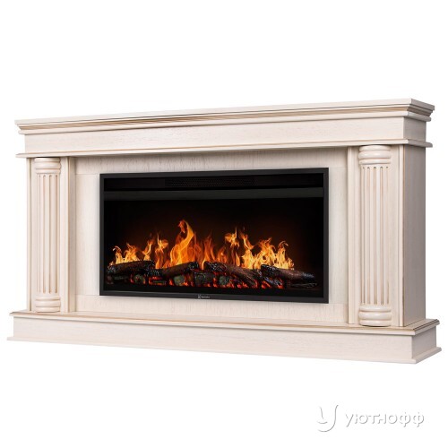 Электрокамин Олимпия 36 слоновая кость с очагом Electrolux EFP/P-3620LS или EFP/P-4220LS Электрокамин Олимпия 36 слоновая кость с очагом Electrolux EFP/P-3620LS или EFP/P-4220LS