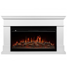 Каминокомплект Калифорния 40 белый (портал California 40 + очаг Aurora RTFP/P-AR40LS)